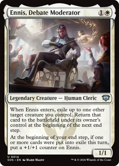 Ennis, Debate Moderator (14) (Secrets of Strixhaven)