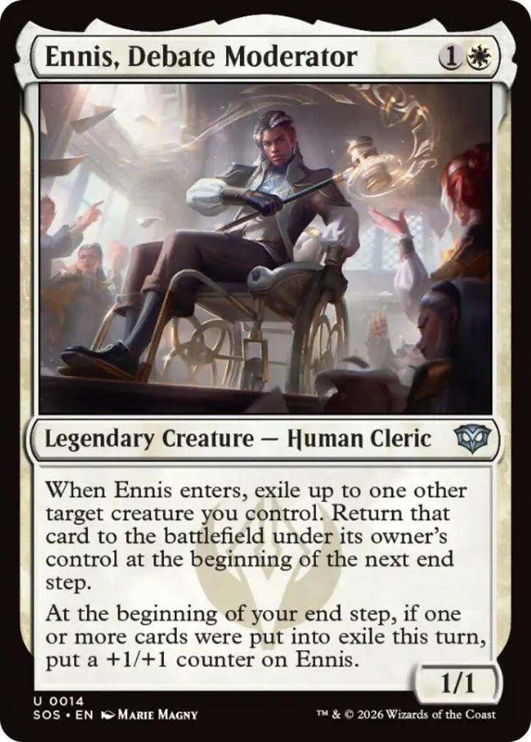 Ennis, Debate Moderator (14) (Secrets of Strixhaven)