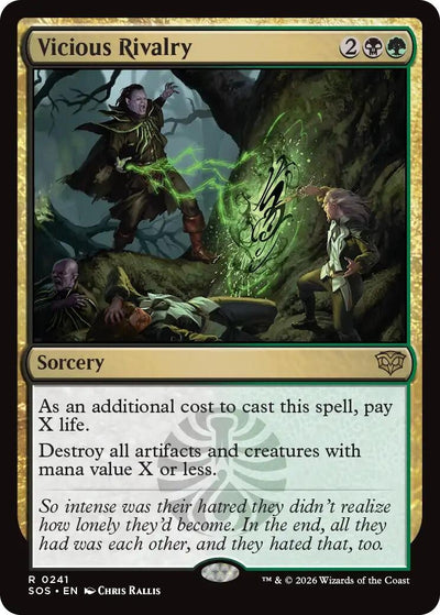 Vicious Rivalry (241) (Secrets of Strixhaven) (Foil)