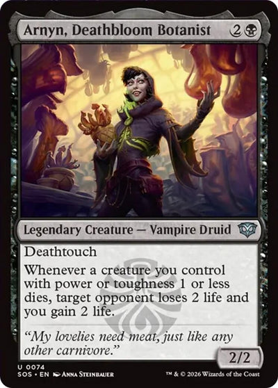 Arnyn, Deathbloom Botanist (74) (Secrets of Strixhaven) (Foil)