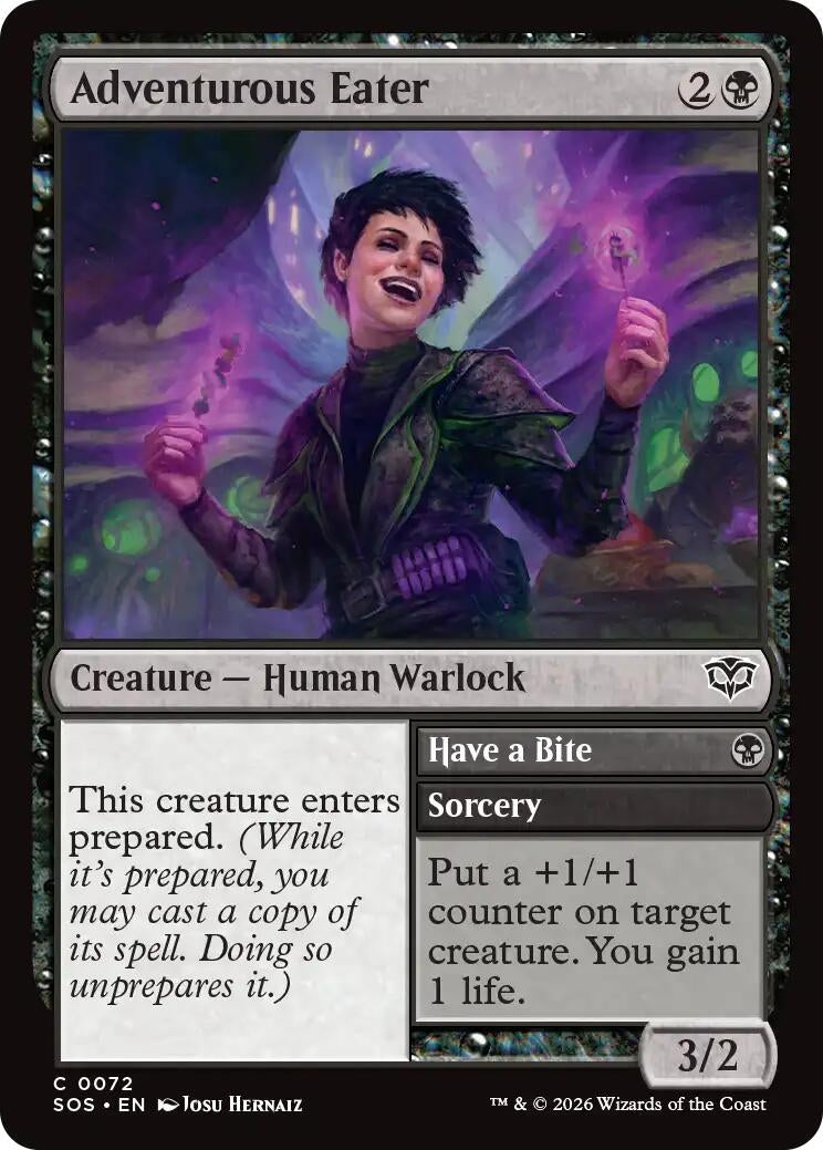 Adventurous Eater (72) (Secrets of Strixhaven) (Foil)
