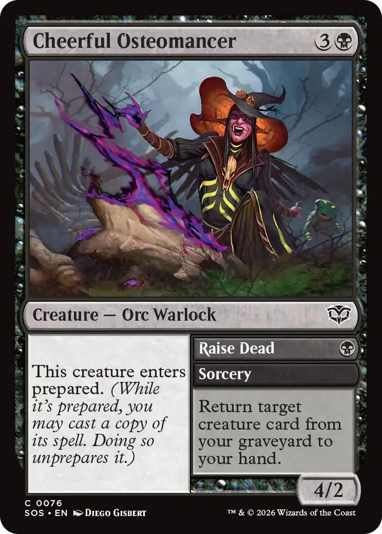 Cheerful Osteomancer (76) (Secrets of Strixhaven)