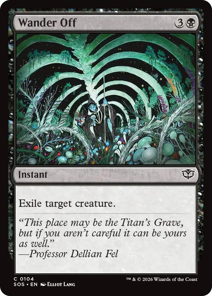 Wander Off (104) (Secrets of Strixhaven) (Foil)