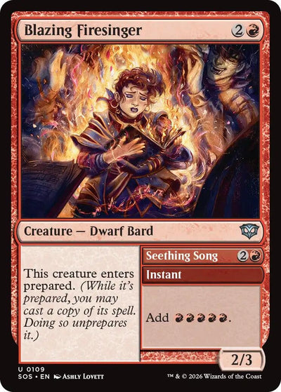 Blazing Firesinger (109) (Secrets of Strixhaven)