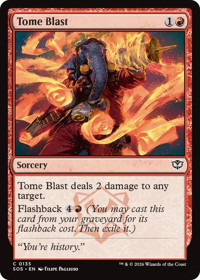 Tome Blast (135) (Secrets of Strixhaven)