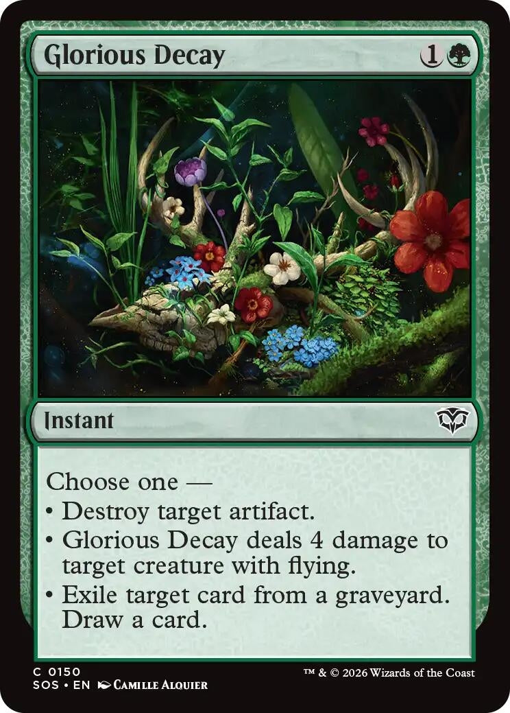 Glorious Decay (150) (Secrets of Strixhaven) (Foil)