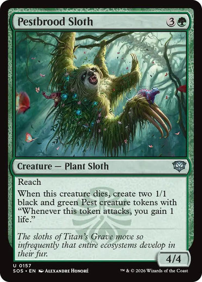 Pestbrood Sloth (157) (Secrets of Strixhaven)