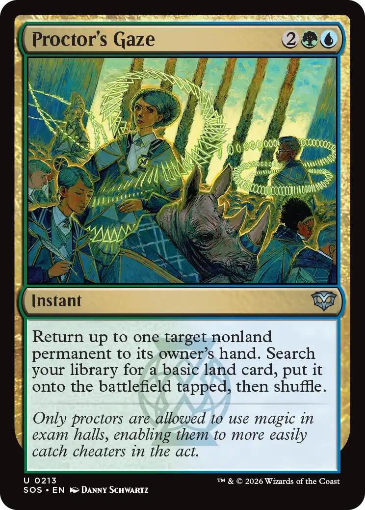 Proctor's Gaze (213) (Secrets of Strixhaven)