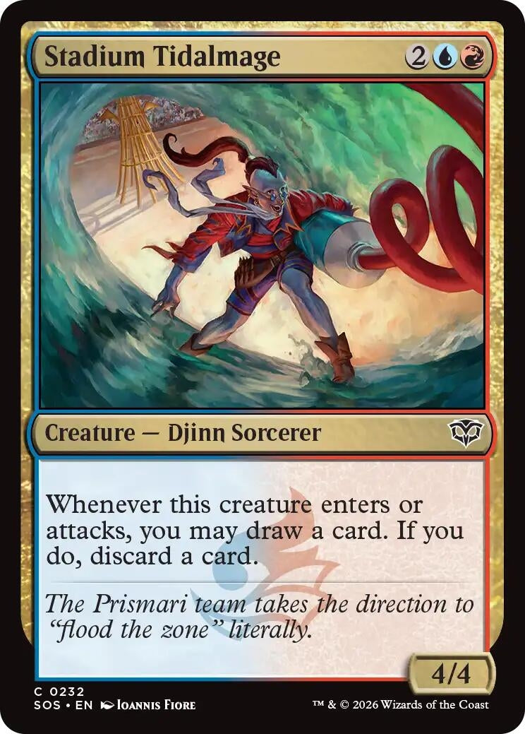 Stadium Tidalmage (232) (Secrets of Strixhaven) (Foil)