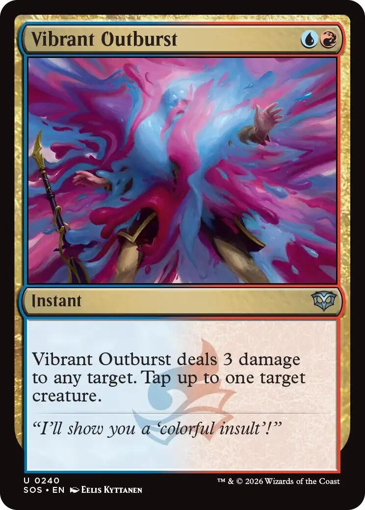 Vibrant Outburst (240) (Secrets of Strixhaven)