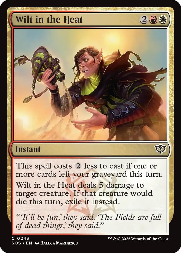 Wilt in the Heat (243) (Secrets of Strixhaven) (Foil)
