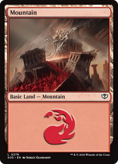Mountain (0278) (278) (Secrets of Strixhaven) (Foil)