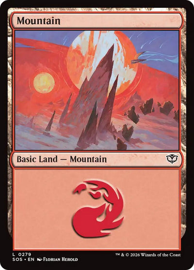 Mountain (0279) (279) (Secrets of Strixhaven) (Foil)
