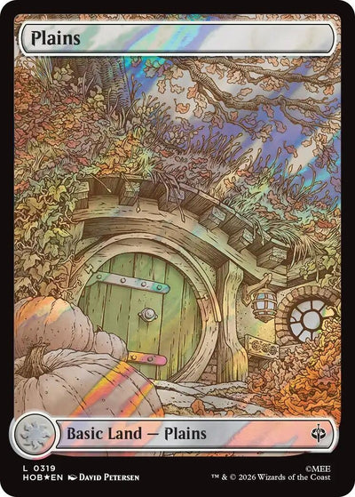 Plains (0319) (Surge Foil) (319) (The Hobbit) (Foil) (HOB)