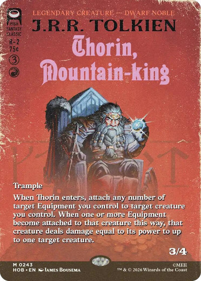 Thorin, Mountain-king (Borderless) (243) (The Hobbit) (HOB)