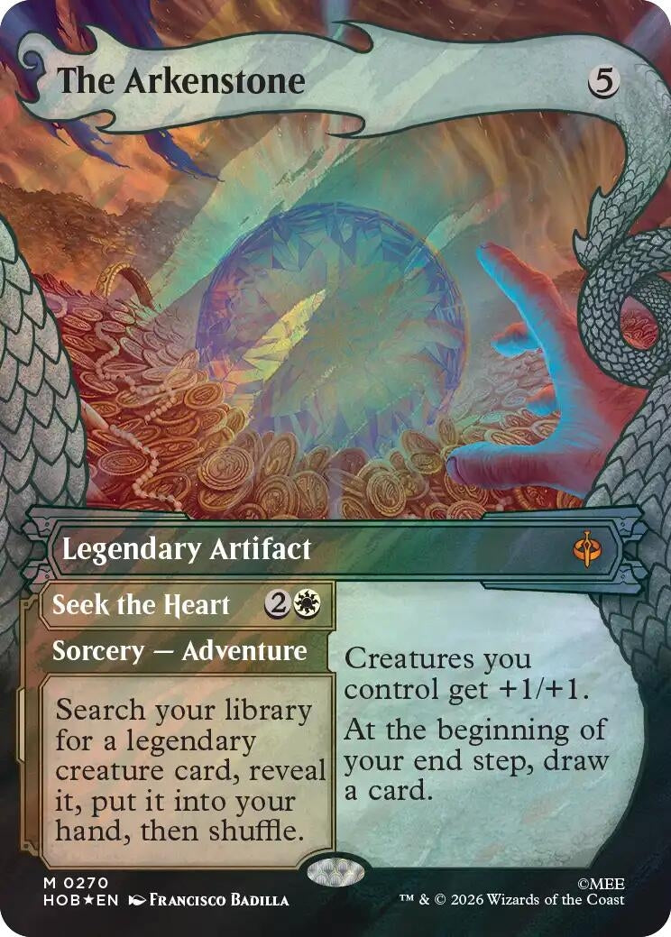 Image for The Arkenstone (Showcase) (Surge Foil) (270) (The Hobbit) (Foil) (HOB) - Magic: The Gathering