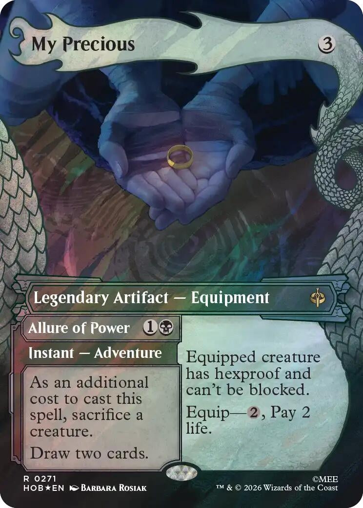 Image for My Precious (Showcase) (Surge Foil) (271) (The Hobbit) (Foil) (HOB) - Magic: The Gathering