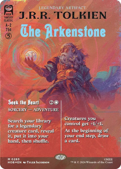 The Arkenstone (Borderless) (Surge Foil) (283) (The Hobbit) (Foil) (HOB)