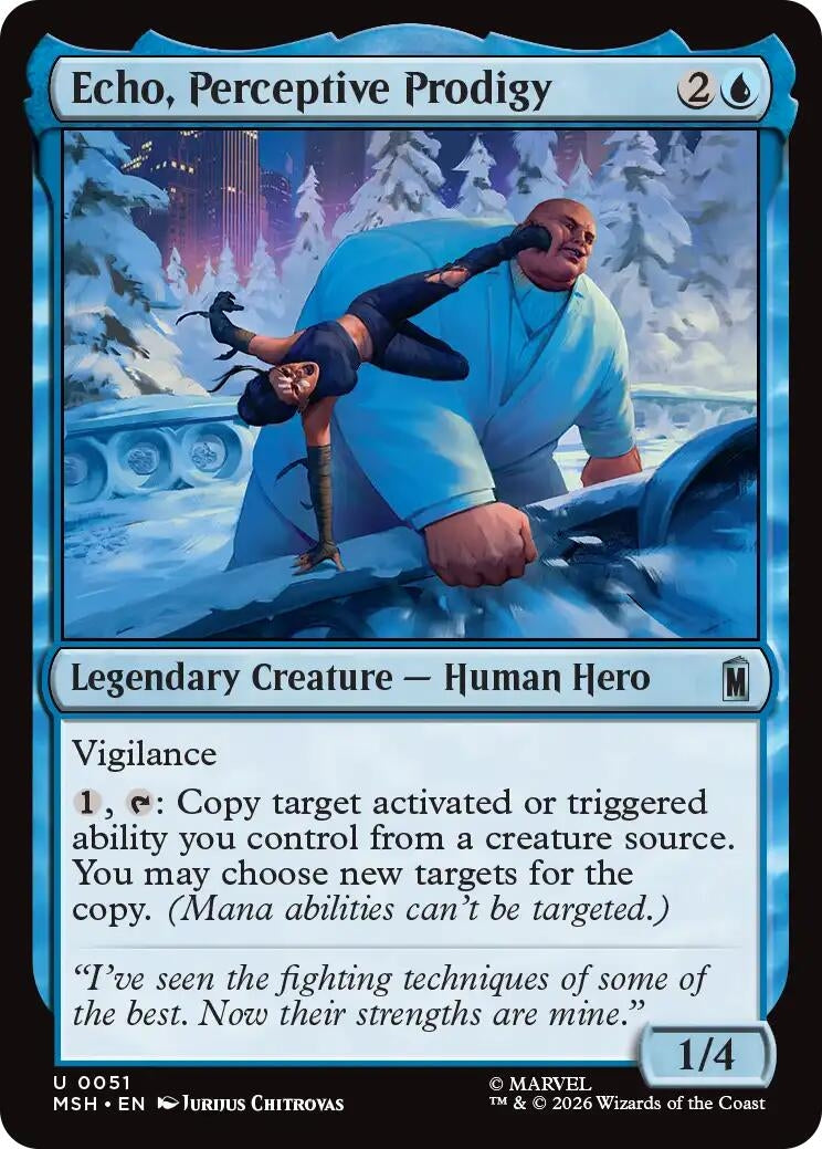 Echo, Perceptive Prodigy (51) (Marvel Super Heroes)