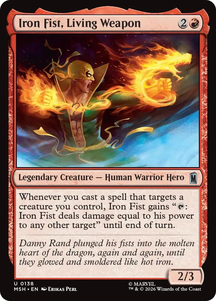 Iron Fist, Living Weapon (138) (Marvel Super Heroes)