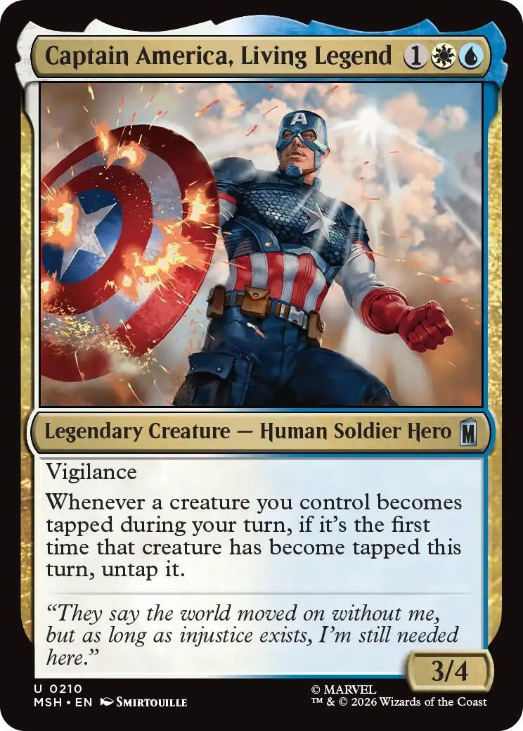 Captain America, Living Legend (210) (Marvel Super Heroes)