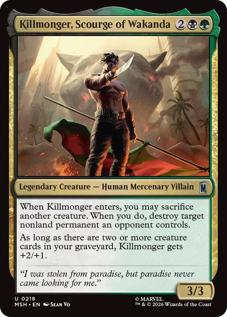 Killmonger, Scourge of Wakanda (218) (Marvel Super Heroes)