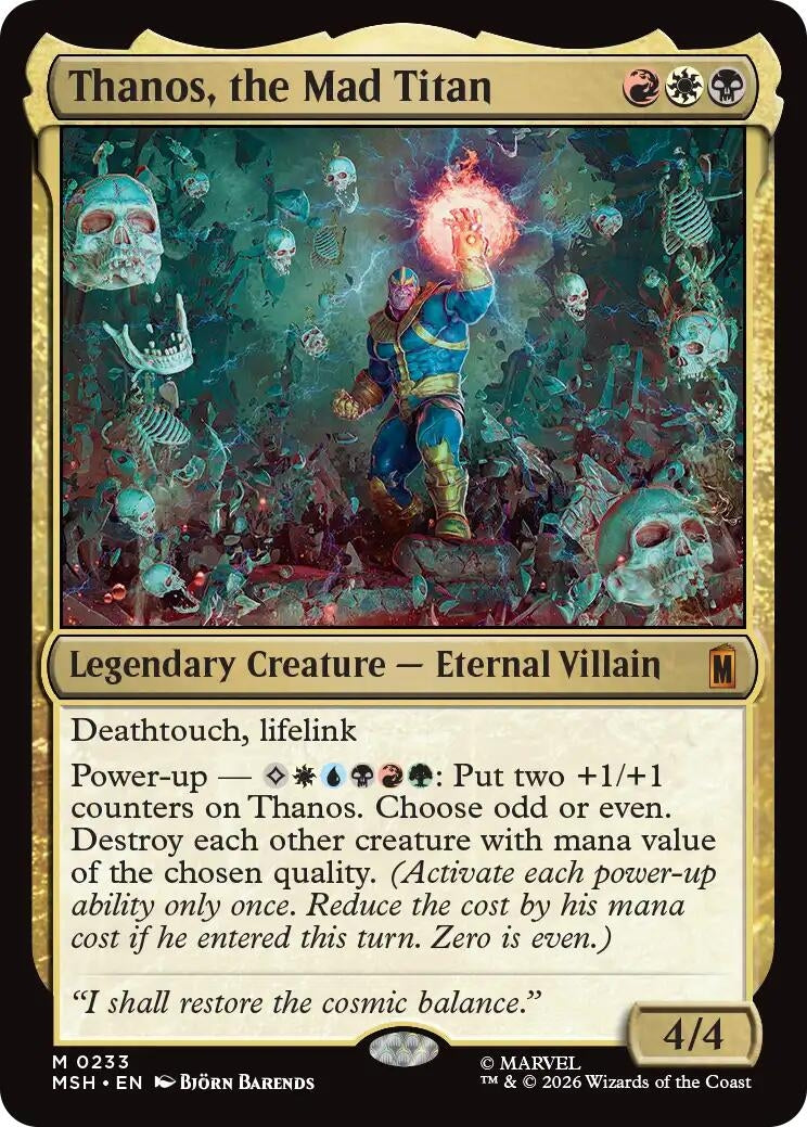 Thanos, the Mad Titan (233) (Marvel Super Heroes)