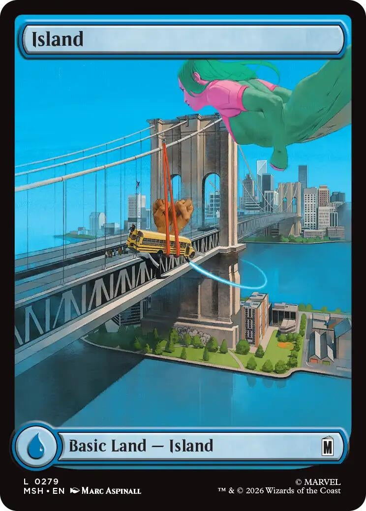 Island (0279) (279) (Marvel Super Heroes) (Foil)