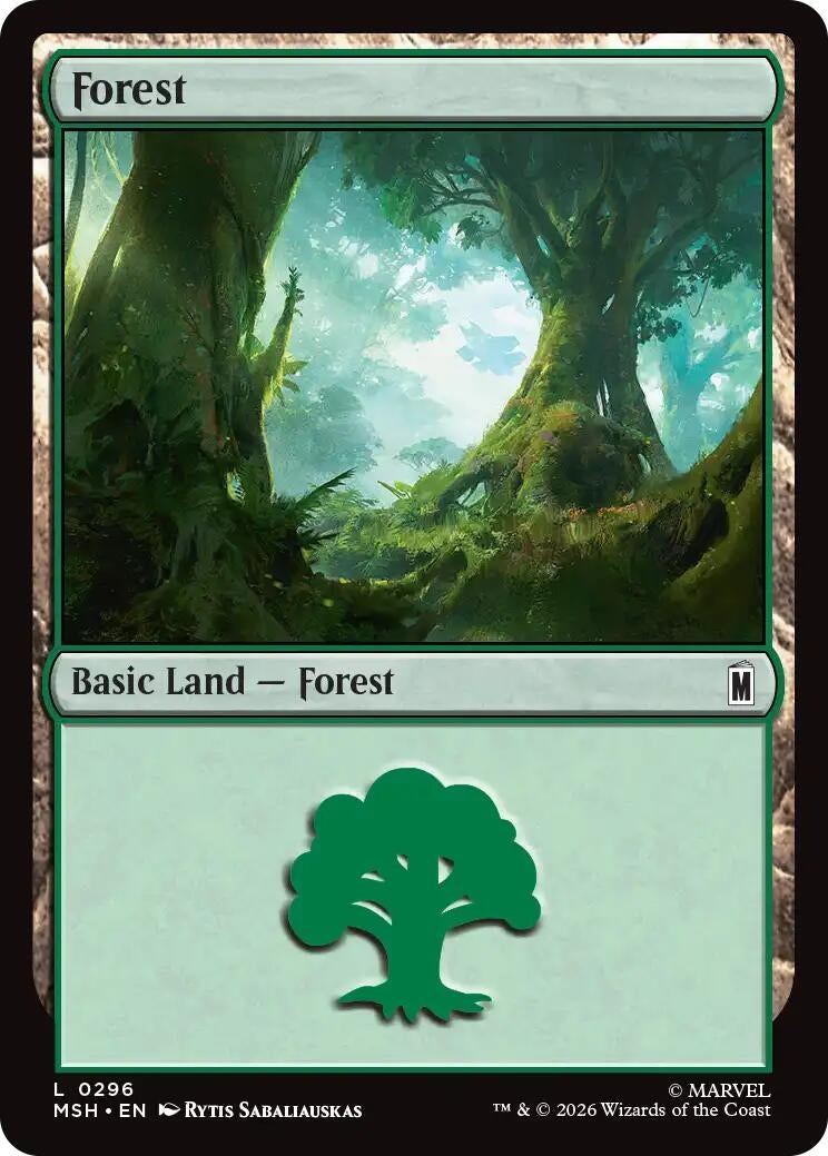 Forest (0296) (296) (Marvel Super Heroes) (Foil)