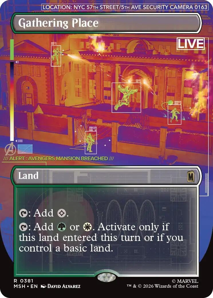 Gathering Place (Borderless) (381) (Marvel Super Heroes)