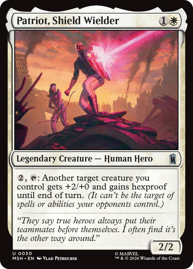 Patriot, Shield Wielder (30) (Marvel Super Heroes)