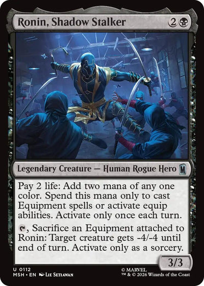 Ronin, Shadow Stalker (112) (Marvel Super Heroes)