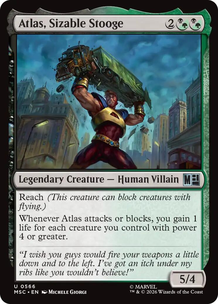 Atlas, Sizable Stooge (566) (Marvel Super Heroes)