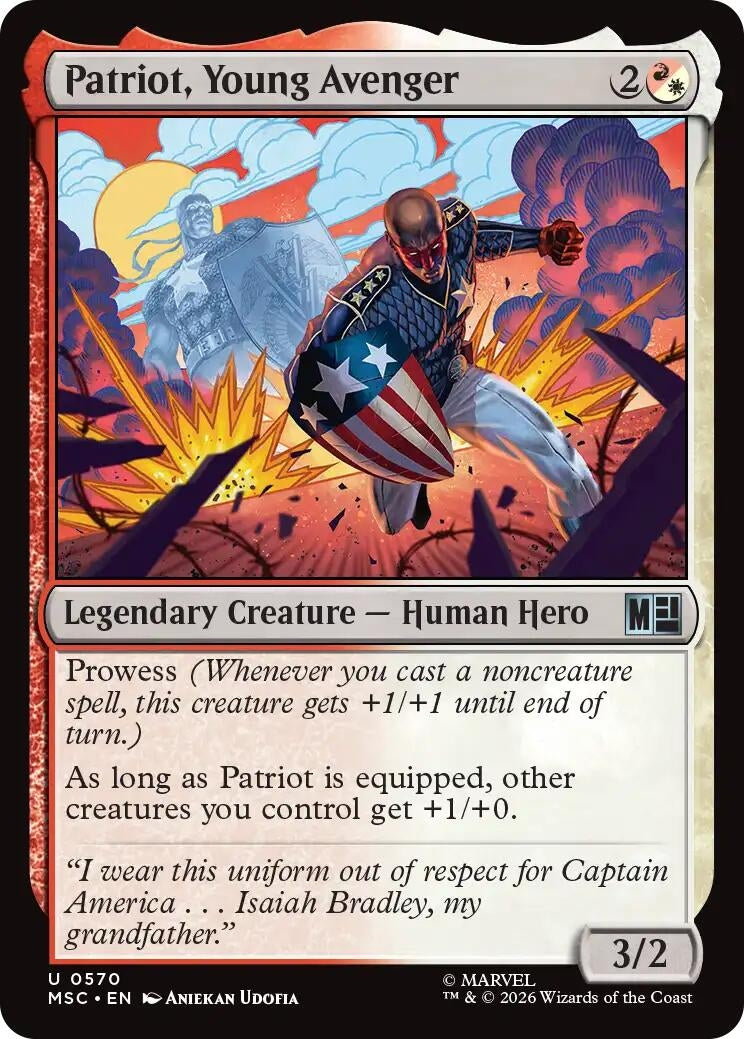 Patriot, Young Avenger (570) (Marvel Super Heroes)