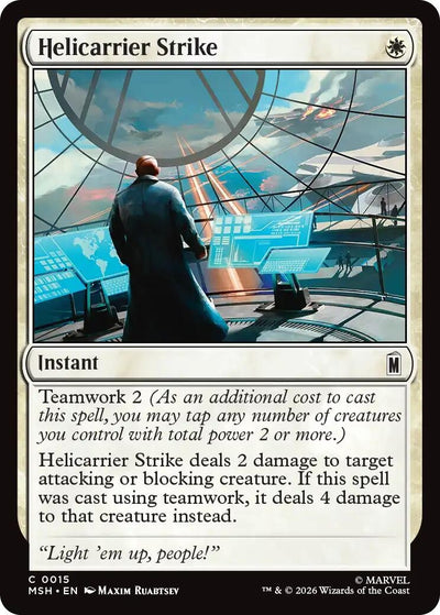 Helicarrier Strike (15) (Marvel Super Heroes) (Foil)