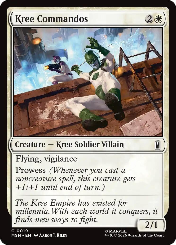 Kree Commandos (19) (Marvel Super Heroes) (Foil)