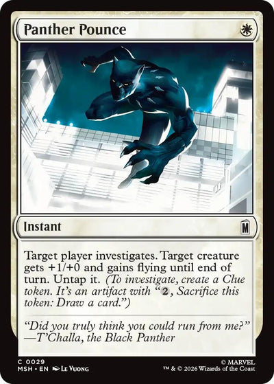Panther Pounce (29) (Marvel Super Heroes) (Foil)