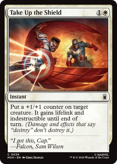 Take Up the Shield (39) (Marvel Super Heroes) (Foil)