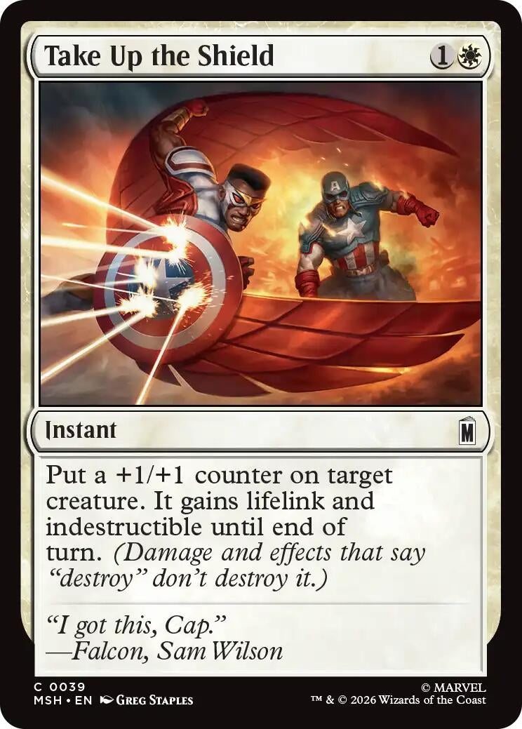 Take Up the Shield (39) (Marvel Super Heroes) (Foil)