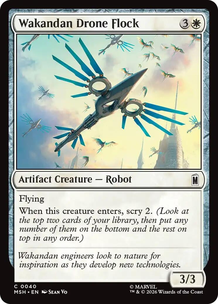 Wakandan Drone Flock (40) (Marvel Super Heroes) (Foil)