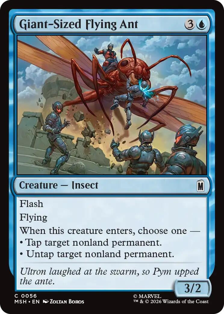 Giant-Sized Flying Ant (56) (Marvel Super Heroes) (Foil)