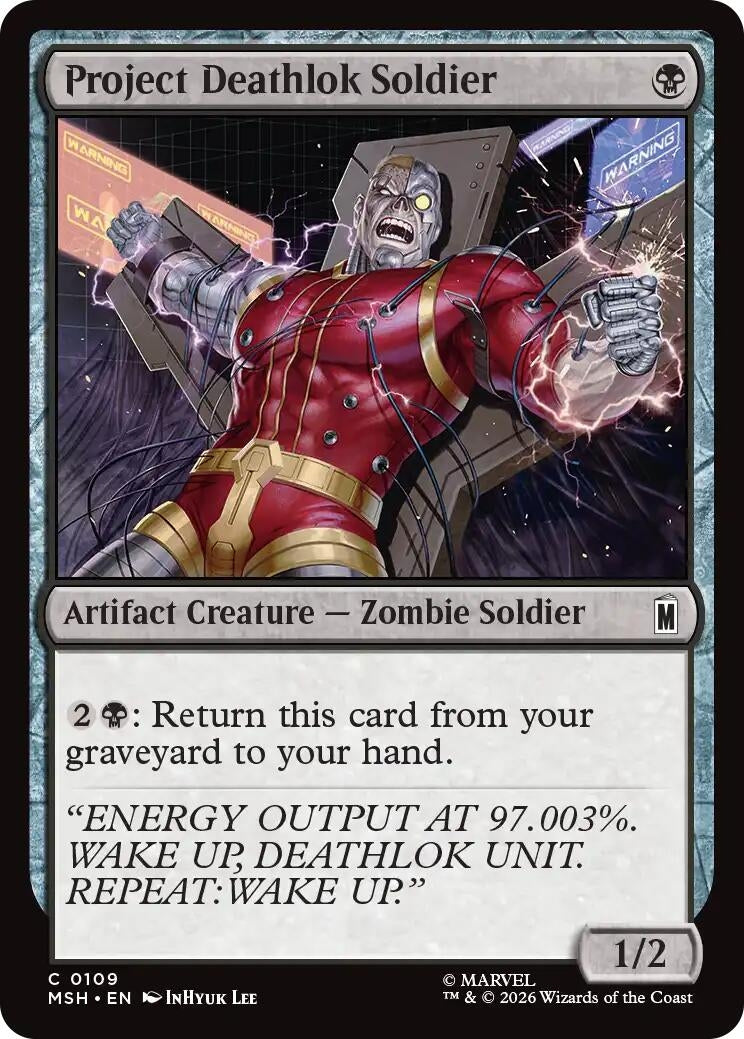 Project Deathlok Soldier (109) (Marvel Super Heroes) (Foil)