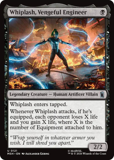 Whiplash, Vengeful Engineer (121) (Marvel Super Heroes)