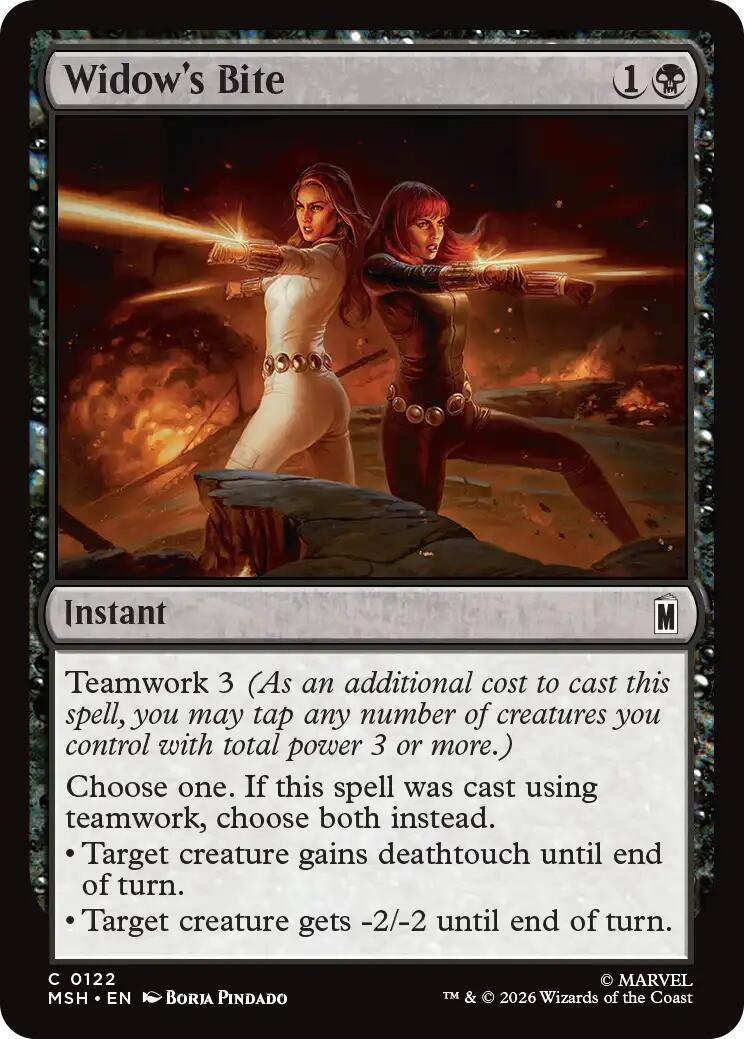 Widow's Bite (122) (Marvel Super Heroes) (Foil)