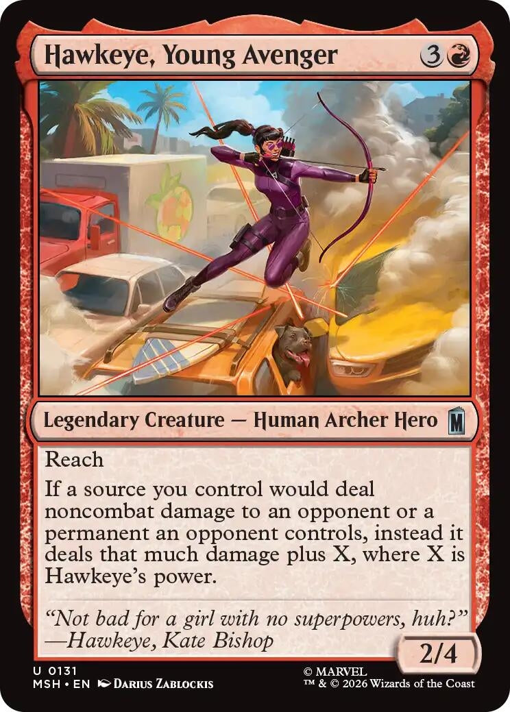Hawkeye, Young Avenger (131) (Marvel Super Heroes) (Foil)