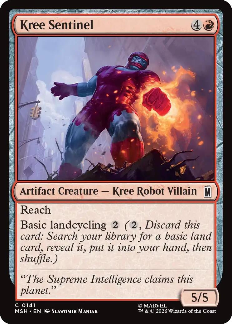 Kree Sentinel (141) (Marvel Super Heroes) (Foil)
