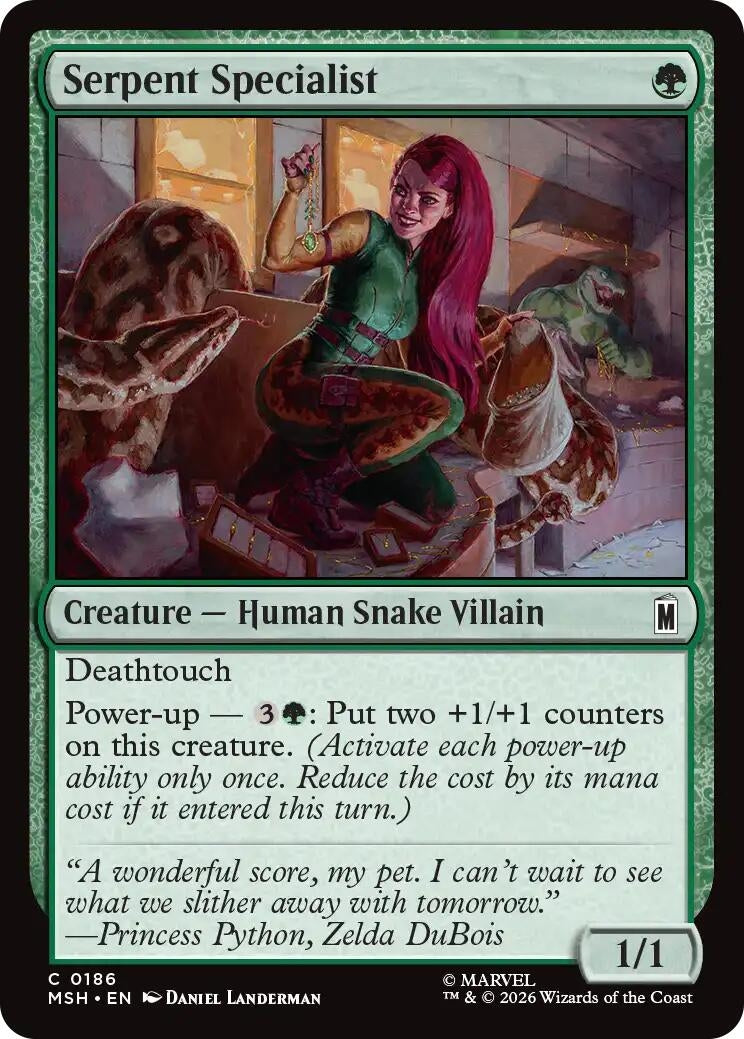 Serpent Specialist (186) (Marvel Super Heroes) (Foil)