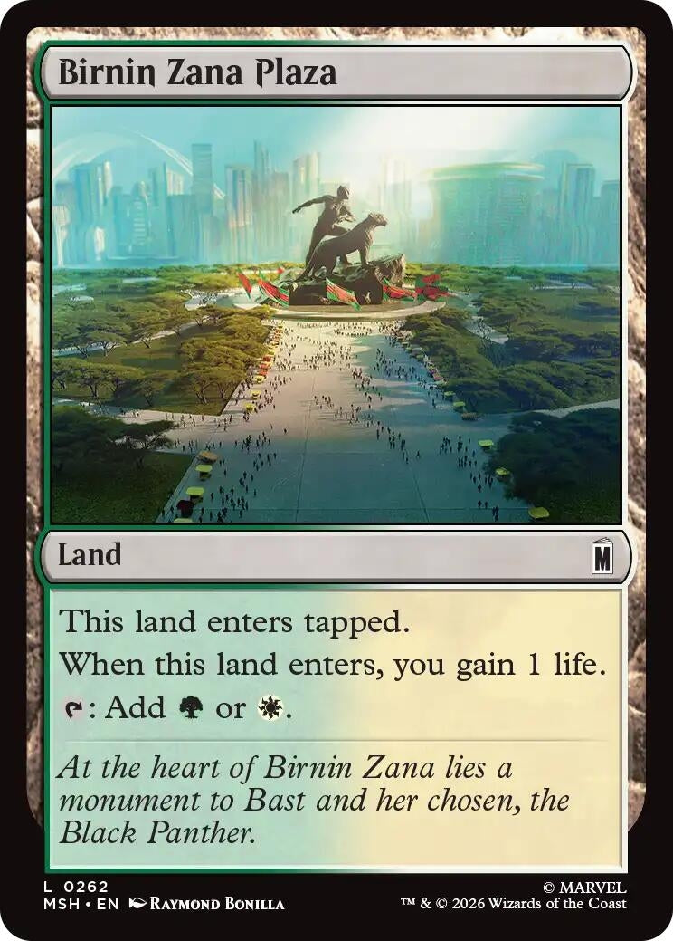 Birnin Zana Plaza (262) (Marvel Super Heroes) (Foil)