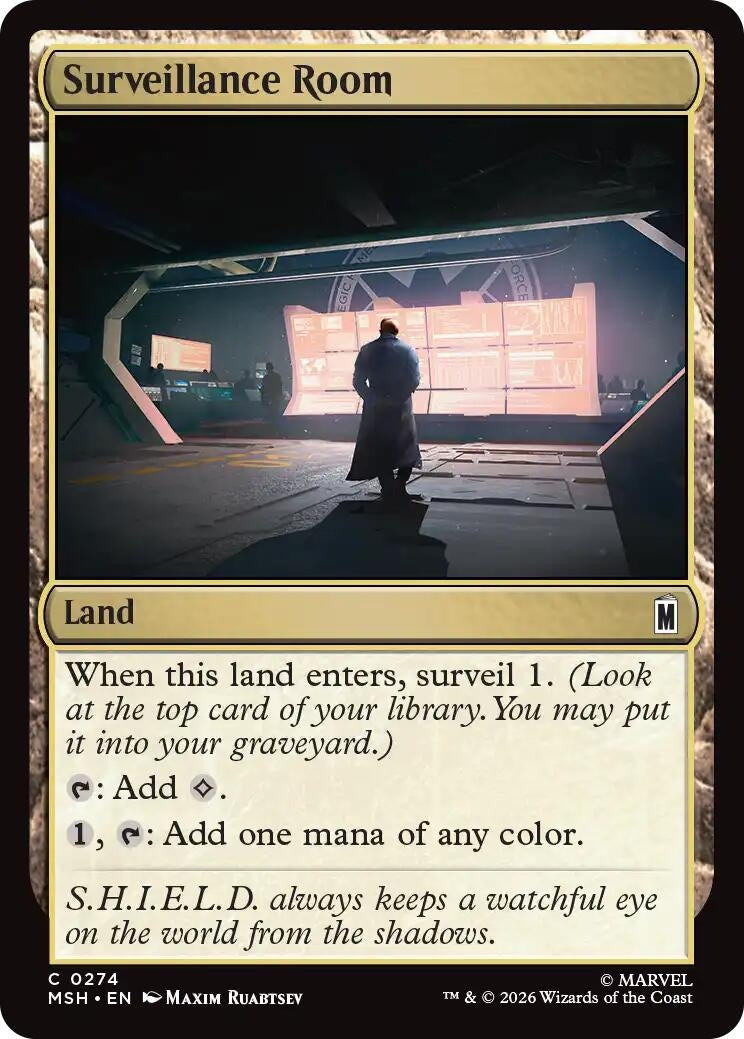 Surveillance Room (274) (Marvel Super Heroes) (Foil)
