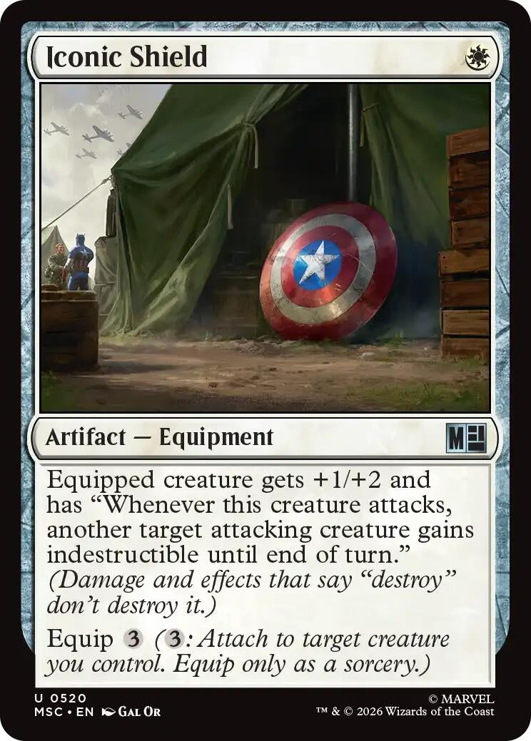 Iconic Shield (520) (Marvel Super Heroes)